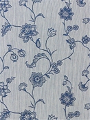 Homestead Indigo Embroidery PK Lifestyles Fabric